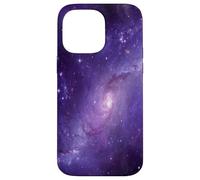 Space Galaxy Universo Star Nebulosa Cosmic Pattern Viola Custodia per iPhone 14 Pro Max
