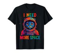 Space Gifts - Gatto Mamma Gatto papà Astronauta Spazio I Need Space Maglietta