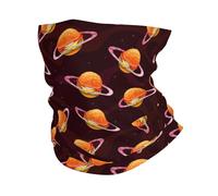 Space Hamburger Pattern Donna Uomo Sciarpa Tubolare Elastico Copricollo Protezione Solare Bandana per Trekking Ciclismo Invernale Escursionismo