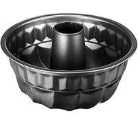 Space Home - 22 cm Stampo Savarin/Ciambella con Tubo - Tortiera Savarin in Acciaio con Rivestimento Antiaderente - Stampo per Ciambella con Tubo - Tortiera da Forno per Biscotti e Torte - 22 cm