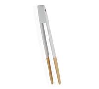Space Home - Pinza Tostapane in Bambù, 25 cm, Bianca