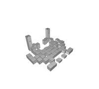 Space Invader Headphone Stand Holder Wall Mount with Screw Covers Game Design