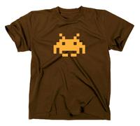 Space Invaders Culto Retrò T-Shirt Atari C64 80er Gamer Amiga Commodore Logo