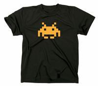 Space Invaders Culto Retrò T-Shirt Atari C64 80er Gamer Amiga Commodore Logo