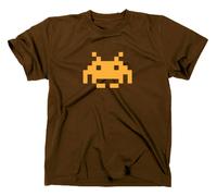 Space Invaders Culto Retrò T-Shirt Atari C64 80er Gamer Amiga Commodore Logo