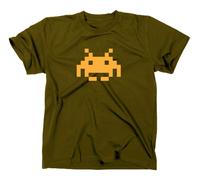Space Invaders Culto Retrò T-Shirt Atari C64 80er Gamer Amiga Commodore Logo