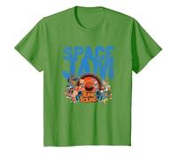 Space Jam A New Legacy Tune Squad Maglietta, Bambini, Erba, 8 Anni