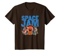 Space Jam A New Legacy Tune Squad Maglietta, Bambini, Marrone, 3 Anni