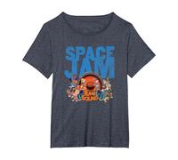 Space Jam A New Legacy Tune Squad Maglietta, Donna Plus-Size, Pervinca, 5X