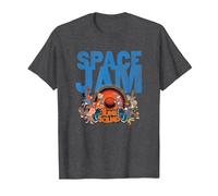Space Jam A New Legacy Tune Squad Maglietta, Uomo, Grigio Scuro, 5XL