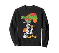 Space Jam Looney Tunes Bugs Daffy Basketball Heroes Classic Felpa
