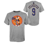 Space Jam T-Shirt Tune Squad NN Sylvester A New Legacy 2 Taglia Adulto NBA