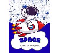 Space. Kawaii coloring book