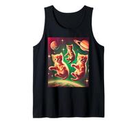 Space Kitten Cat Lover Funny Space Explorer Bambini Ragazzi Ragazze Canotta