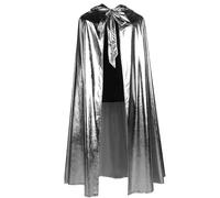 Space Mantello con cappuccio Galaxy | Argento - Costume Alien, argento, Taglia unica