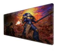 Space Marine Corps Gaming Mouse Pad, MousePad XXL - Large GamingMousePad - Seam Edge - Non slip Base - Suitable for GamingMousePad, Office, Computer Keyboard Pad, War