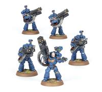 Games Workshop – Set di 5 miniature – Squadra Desolatori Space Marines – Warhammer 40.000 – Blu