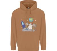 Space Monkeys Aliens UFO Natale Pupazzo Di Neve Felpa