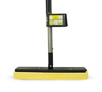 Space Mop 4-in-1: Scopa, Lavapavimenti, Lava e Asciuga Pavimenti - Pulizia Efficiente e Veloce, Adatta a Tutti i Tipi di Pavimenti (Space Mop, Nero)