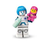 Space Nanny (Nurse Android), Lego Minifigure Serie 26 Space (Series 26 Space), Personaggio da collezione singolo, Set completo con supporto e accessori, CMF (col26-6)