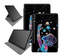 Space Nebula Girl - Custodia per Samsung Galaxy Tab S9 Ultra 2023/S8 Ultra 2022 [SM-X910/X916B/X918U/X900/X906], con portapenne, girevole a 360 gradi, angoli di visione multipli con funzione sleep