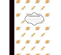 Space Notebook: Rocket & Planet Ruled Pages for Young Explorers