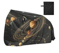 Space Planet Copertura impermeabile per bici con fori di bloccaggio Resistente ai raggi UV Indoor Outdoor Storage Copertura per bici elettrica Adatto per la maggior parte dei kit para bicieta