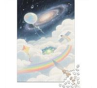 Space Planet Puzzle 1000 Pezzi, Solar System Tecnica Di Rilassamento, Progetto Familiare, Opera D'Arte Completa 1000pcs (75x50cm)