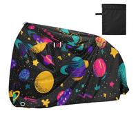 Space Planet Stars Cartoon Coperture colorate per bici resistente ai raggi UV bici da strada copertura per bici da strada stoccaggio