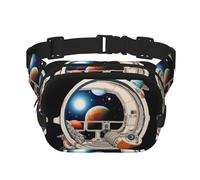 Space Pod - Marsupio multifunzione stampato, unisex, alla moda, da viaggio, per sport