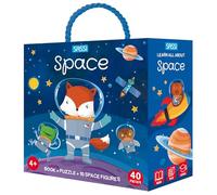 Space. Q-box. Ediz. a colori. Con 10 figure spaziali. Con puzzle