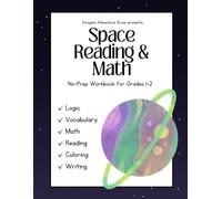 Space Reading & Math: No-Prep Workbook for Grades 1-2