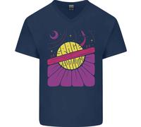 Space Revolution Universo Astronauta T-Shirt In Cotone A V Per Uomini Anni '60