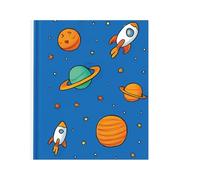 Space & Robots Coloring Book for Kids: Fun and Easy Coloring Pages with Rockets, Astronauts and Robots for Ages 4-8