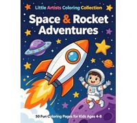 Space & Rocket Adventures: Kids coloring book