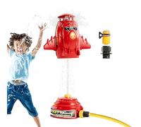 Space Rocket Sprinkler, Sprinkler Rocket Outdoor Water Toys | Cute Yard Outside 360 ° Rochet Rochet Sprinklers - Giochi d'acqua Giochi esterni per ragazzi per ragazzi di età compresa tra 4 e 8 anni