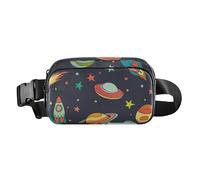 Space Rockets Comet Planets - Marsupio a tracolla alla moda per uomo e donna, mini borsa sportiva a tracolla con tracolla regolabile, per shopping, sport, lavoro, Razzi spaziali Pianeti cometa, 1 size