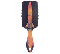 Space ROCKETS spazzola antistatica per uomini capelli ricci Progettato massaggiatore testa per capelli ricci con manico ergonomico cepillo para cabello de mujer