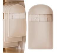 Space Saving Hanging Garment Bag with Self Compression Zipper， Garment Bags for Hanging Clothes Travel (Beige,M)