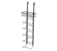 Space-Saving Rustproof Steel Organizer - 5-layer Over the Door Towel Rack | Over the Door Bathroom Organizer for Bedroom Closet Pantry Dorm Kids Office Entryway Garage