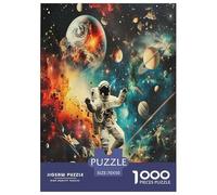 Space Scene Jigsaw Puzzle Impossibili 1000Pcs Decorazione Per La Casa. Giochi Rilassamento E Intelligence Per Adulti E Bambini Da 12 Anni 70x50cm/1000pcs