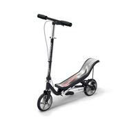 Space Scooter X560S - Monopattino pieghevole per bambini con funzione | Muovi il mazzo su e giù e vai avanti senza doverti fermare sempre con il piede. Con freno a mano e adatto fino a 90 kg.