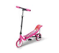 Space Scooter X560S - Monopattino pieghevole per bambini con funzione | Muovi il mazzo su e giù e vai avanti senza doverti fermare sempre con il piede. Con freno a mano e adatto fino a 90 kg.