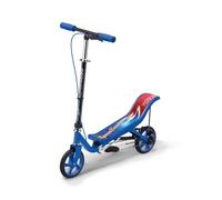 Space Scooter X560S - Monopattino pieghevole per bambini con funzione | Muovi il mazzo su e giù e vai avanti senza doverti fermare sempre con il piede. Con freno a mano e adatto fino a 90 kg.
