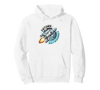 Space Shuttle Bambini Futuro Astronauta Felpa con Cappuccio
