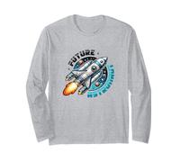 Space Shuttle Bambini Futuro Astronauta Maglia a Manica