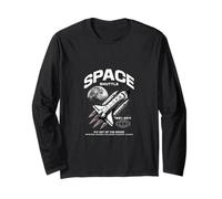 Space Shuttle USA 1981-2011 Vola Fuori dallo Spazio Maglia a Manica