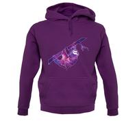 Space Sloth - Felpa - Pigro - Animale - Regalo - Due Dita - Tre Dita