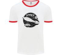 Space Trip Rocket Ship Astronaut Uomo Ringer T-Shirt
