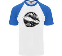 Space Trip Rocket Ship Astronaut Uomo S/S Baseball T-Shirt